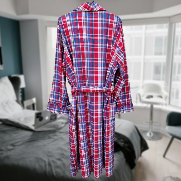 Brooks Brothers Lightweight Madras Cotton Robe 🎉2X Host Pick 🎉 - Picture 2 of 12